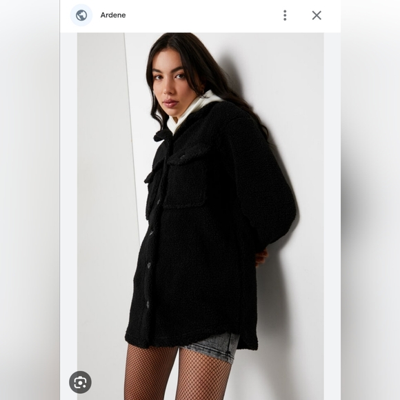 Oversized Sherpa Coat - Picture 4 of 4